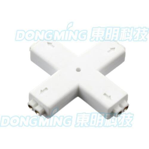 2pcs IP65 waterproof led strip cable 10mm + Shape led connector 5050 2 pin