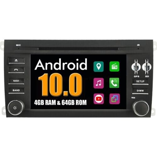 RoverOne Car Multimedia Player For Porsche Cayenne & Cayenne S & Cayenne Cayenne GTS 2003-2010 Android 10.0 Radio DVD Navigation