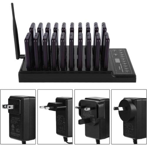 Wireless Calling Pod System Restaurant Pager 999 Channels 3 Indication Modes N7MC