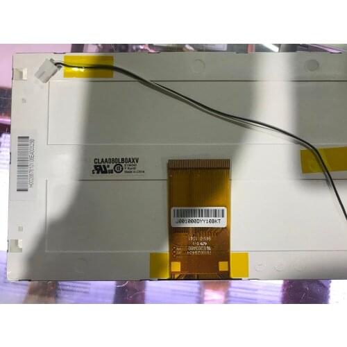 CLAA080LB0AXV New original 8 inch LCD screen for car dvd gps