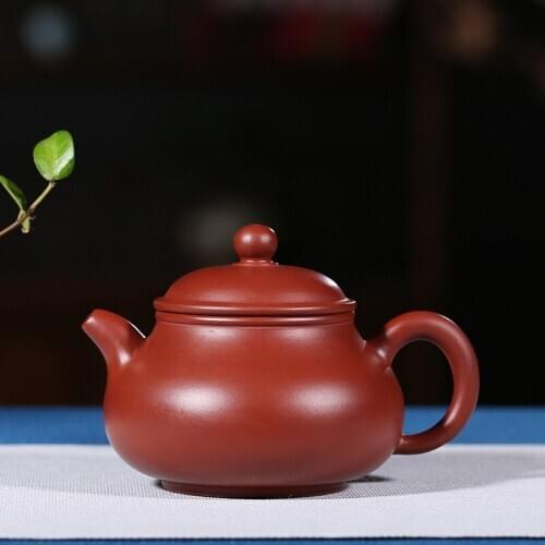 Yixing undressed ore dahongpao recommended by all pure hand pot pot pan kung fu tea set of direct selling