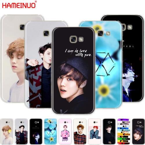 HAMEINUO Kpop exo LUHAN Park Chanyeol cell phone case cover for Samsung Galaxy A3 A310 A5 A510 A7 A8 A9 2016 2017 2018
