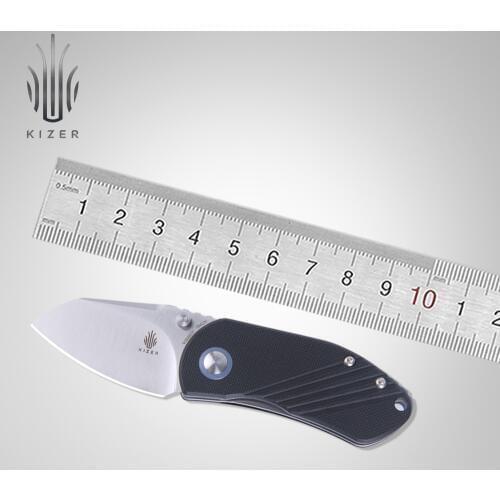 Kizer mini pocket knife V2540 Contrail 2020 new small knife with snappy thumb-stud openning hand tools