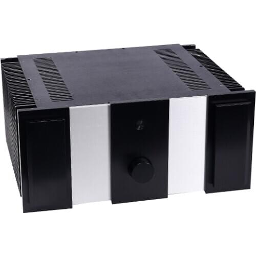 165 Radiating Aluminum Chassis on Both Sides Luxury Large Power Amplifier Box 4822 Pure Rear Stage 485*410*220 AmplifierDIY Case