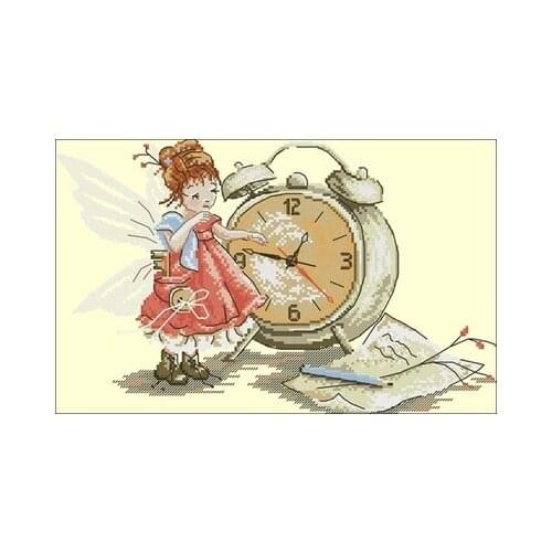 Magazine-Watch Wizard Counted Cross Stitch 11CT 14CT 18CT Cross Stitch Kits Embroidery Needlework Sets