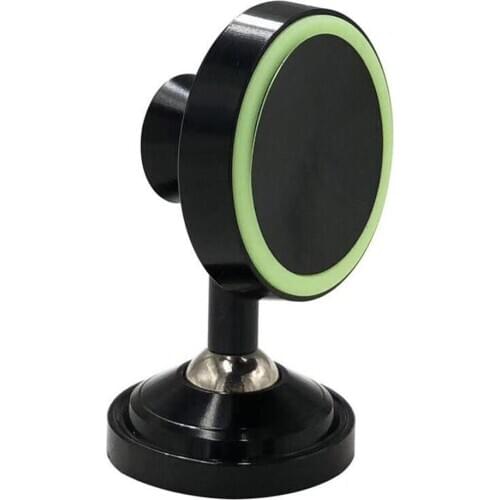 Multifunction Magnetic Car Phone Holder 360 Degree Rotation Luminous Parking Number Plate Aluminum Magnet Mount Car Holder