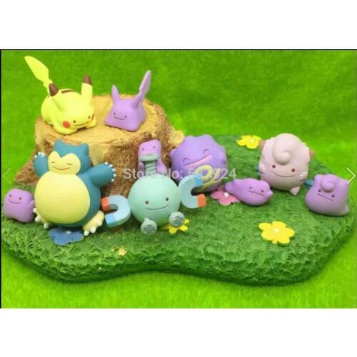 New 5Pcs Pik Sno Kof Mag Cle 5CM*5CM*7.5CM PVC Action Figure Toy