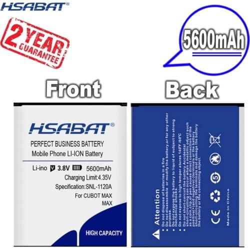 New Arrival [ HSABAT ] 5600mAh Replacement Battery for CUBOT MAX