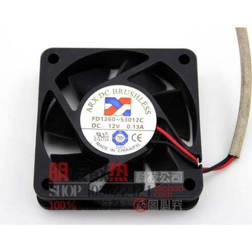 Original 6015 6cm ultra quiet fan server fan 12V 0.13A FD1260-S3012C