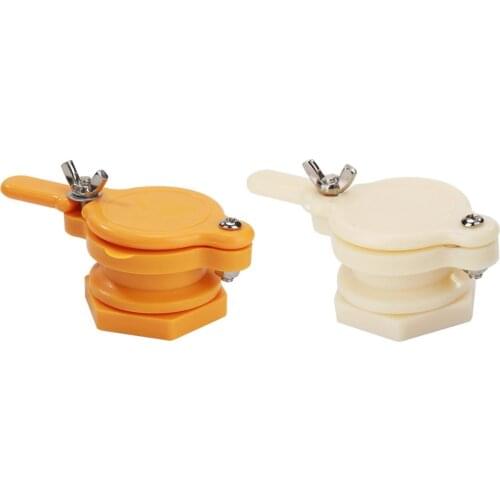 1/2pcs Beekeeping Plastic Honey Gate Extractor Extracting Tap Flow Bottling Door Nylon Honey Plastic Valve Beekeeper Equipment