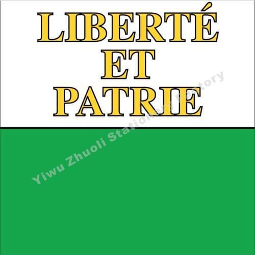 Switzerland Vaud Flag 120X120cm (4x4FT) 120g 100D Polyester Double Stitched High Quality Banner Free Shipping