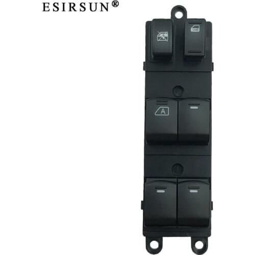 Esirsun Window Left Front Master Glass Lifter Control Switch Fit For Nissan Venucia, 25401-2FJ0B