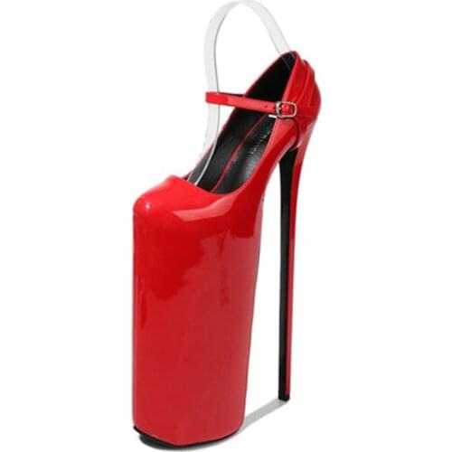 Super high heels waterproof platform fish mouth large size high-heeled shoes pole dancing party shoes