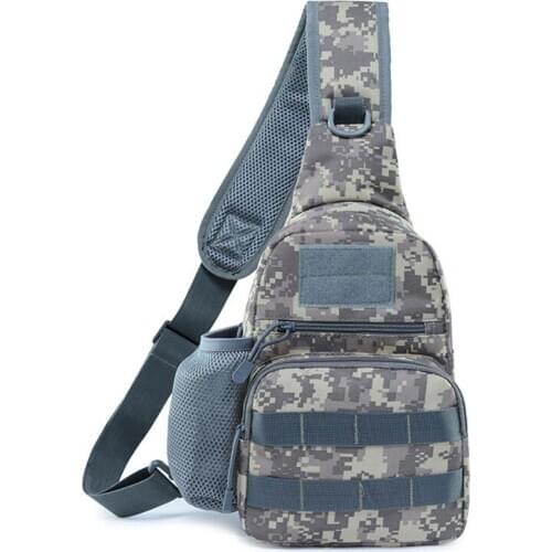 Outdoor Shoulder Messenger Bag Waterproof Military Tactical Backpack Mens Chest Bag Climbing Travel Hiking Trekking Bag