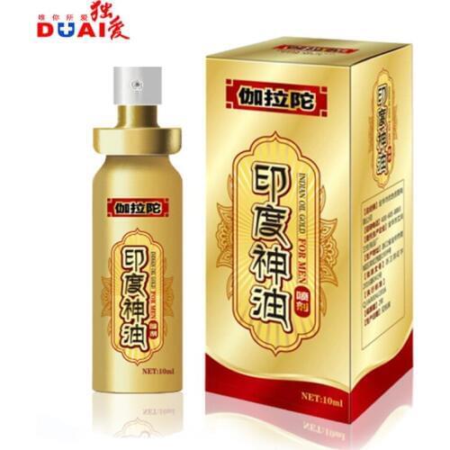 1Pcs DUAI India God Strong Man Sex Oil Prolong Erections Enlarger Spray 10ml Delay Ejaculation Sexual Enhancers