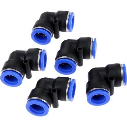 5Pcs 16mm Pneumatic Fittings Pneumatic Push In Fittings Connector PV for Air/Water/Vacuum Hose/Tube Airline Pneumatic Parts