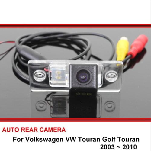 For Volkswagen Touran Golf Touran 03~10 Car Rear View Camera trasera Backup Parking Camera LED Night Vision Waterproof SONY
