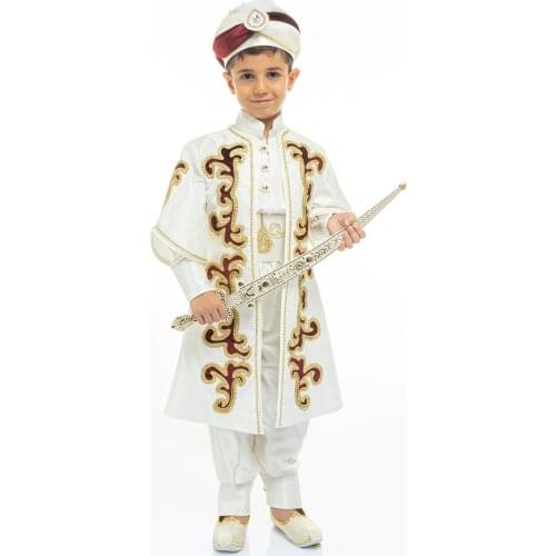 ORHAN prince caftan velvet cloth sunnet clothes kid 1-14 age Birthday and party-event costumechild dress