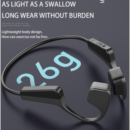 V11 Bone Conduction Wireless Bluetooth Earphone Stereo Headset Sports Headphone Waterproof Earphone For Running