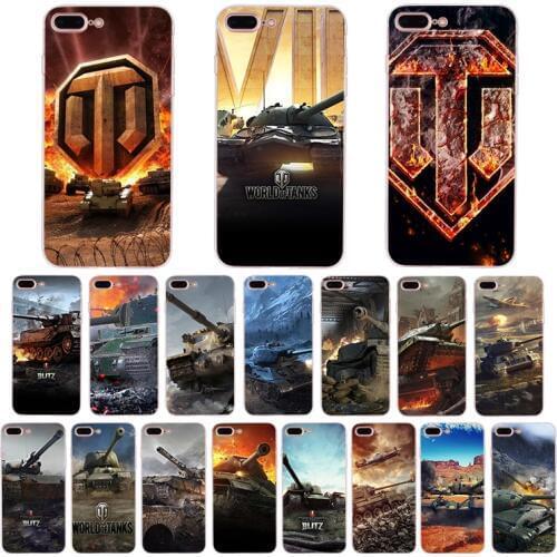 World of tanks Cellphones Cover Coque case for iphone silicone cases xr 7 6s 8 6 plus x xs max 5s se 5 phone war Pattern Shell