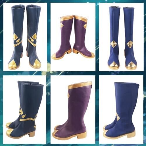 COSTAR Sky Children of Light Cosplay Shoes Boots Halloween Carnival Cosplay Costume Accessories women men PU leather