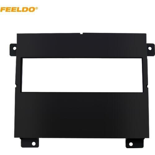 FEELDO Car One DIN CD Radio Fascia Frame for FIAT Viaggio 2012 Stereo Plate Face Panel Frame Dashboard Installation Trim Kit