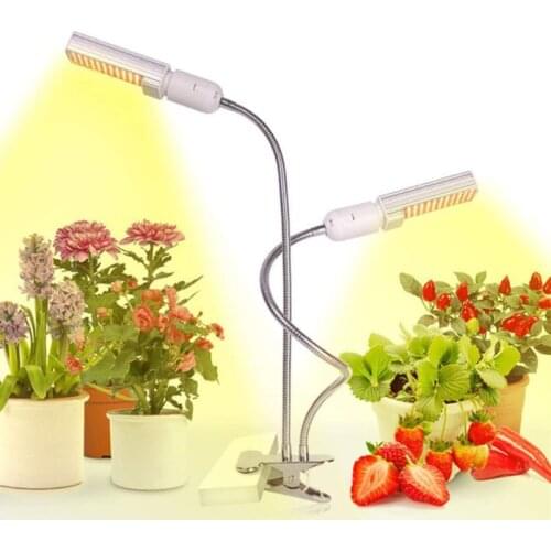 High Luminous Full Spectrum Phytolamps DC5V USB Growing Light With Timer 45W 68W Desktop Clip Phyto Lamp for Plant Flower Grow