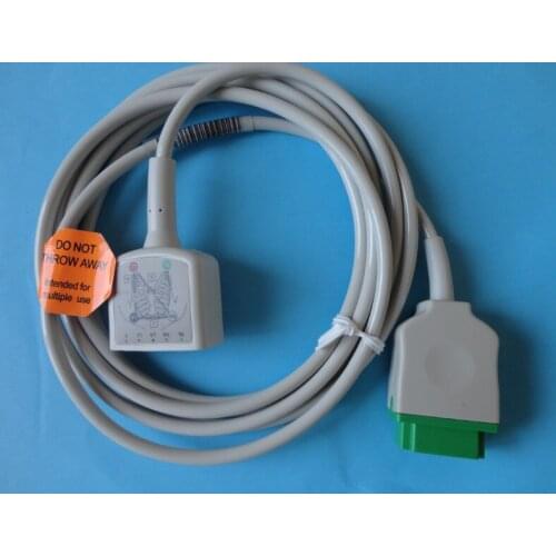 GE ECG cable lead wire for GE DASH2000 3000 4000 1800 2500 ECG monitor