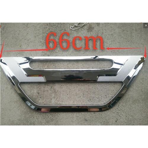 For HILUX REVO 2015-2018 Chrome Rear Trunk Door Handle Bowl Tailgate Boot Cover Trim Insert Tail Gate Kit Molding Car Styling