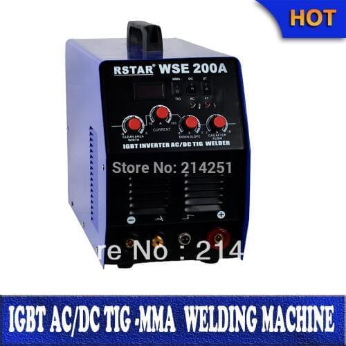 3in1 IGBT INVERTER Tig Welder AC/DC TIG MMA Welding Machine apply to Aluminum, stainless steel, copper, carbon steel