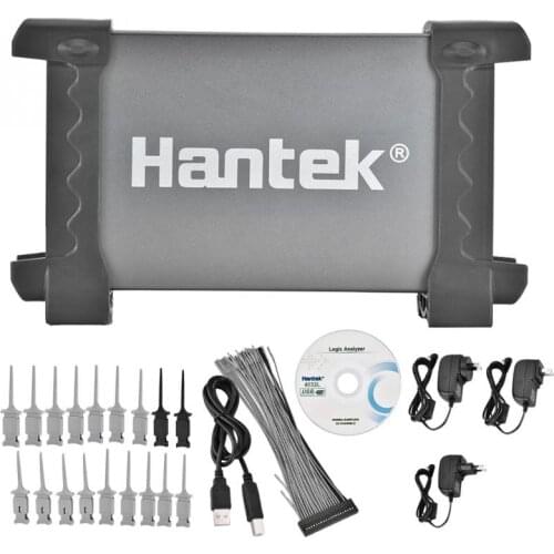 HANTEK 4032L Digital Oscilloscope Kit USB PC Logic Analyzer 32CH 200K 400MSa/s Oscilloscope Set AC100- 240V