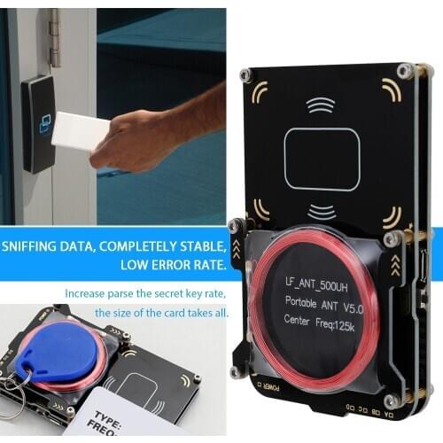 Proxmark3 NFC RFID Card Reader Copier Changeable Card MFOC Card Clone Crack Open Source