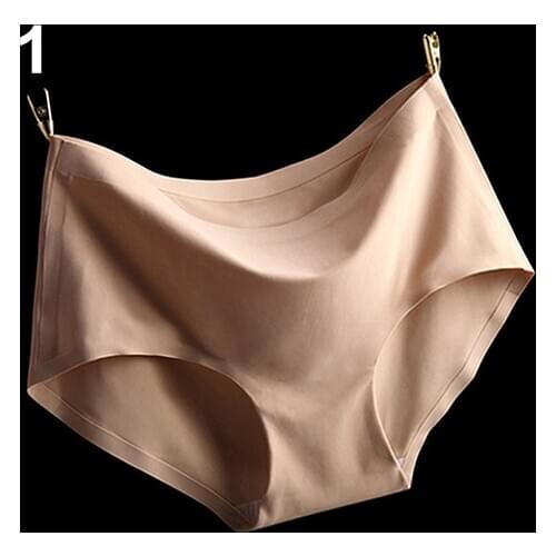 New Arrival Women Fashion Sexy Pure Color Comfortable Ultra-thin Seamless Briefs Underwear