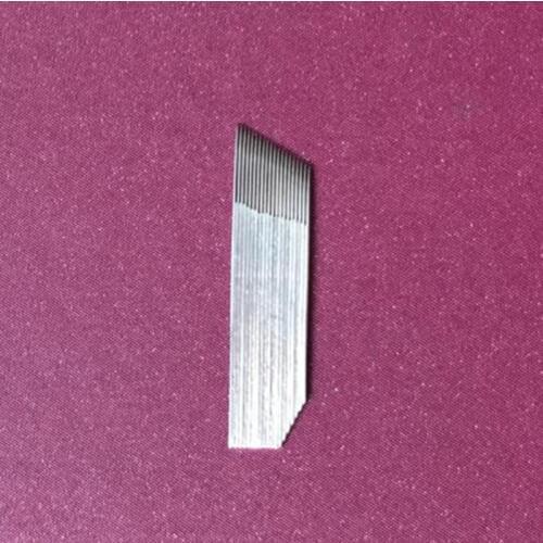 NEW 20 Pin Straight Slope Needle Bevelled 100pcs Microblading Blade Manual Microblades for Eyebrow Permanent Makeup