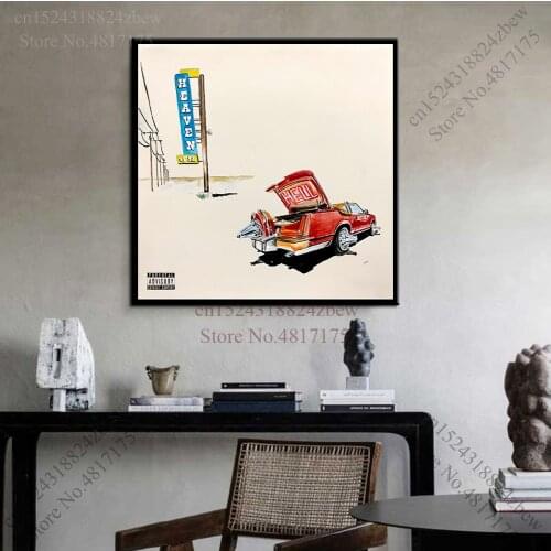 Don Toliver Poster Rapper Singer Music Album Heaven or Hell Lemonade Canvas Painting Wall Art Posters and Prints Home Decor