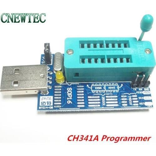 Bios Board MX25L6405 W25Q64 USB Programmer LCD Burner CH341A Progammer for 24 25 Series