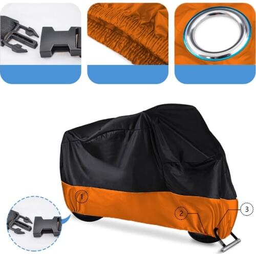 Motorcycle Raincoat Universal Outdoor Uv Protector Bicycle Dustproof Motorcycle Rain Cover for Waterproof M L XL XXL XXXL 4XL