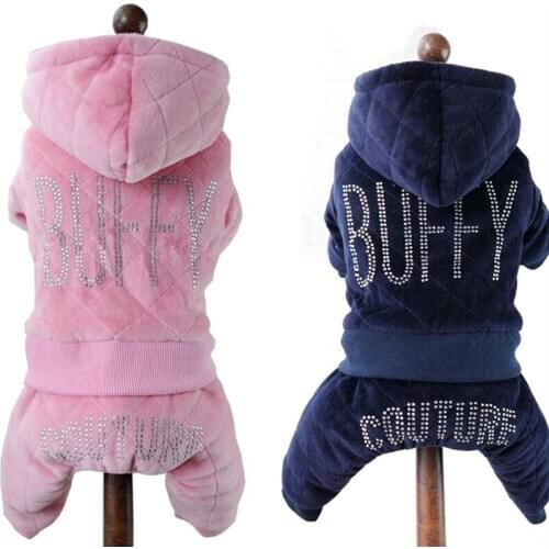 High Quality Thicken Warm Winter Dog Clothes Jumpsuit Puppy Yorkie Clothing Chihuahua Poodle Bichon Pomeranian Small Dog Costume