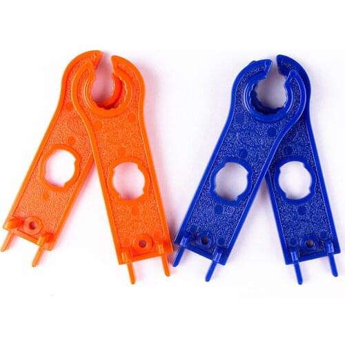 1Pair x Blue ABS Plastic Pocket Solar Panel Connector Disconnect Tool Spanners Wrench MC4