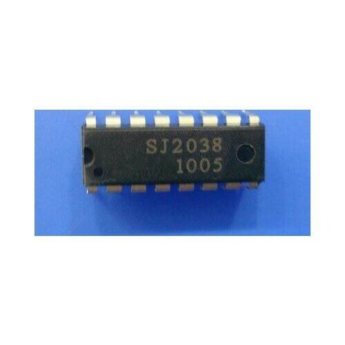 1pcs/lot SJ2038 J2038 audio amplifier chip audio amplifier IC DIP16 DIP new original