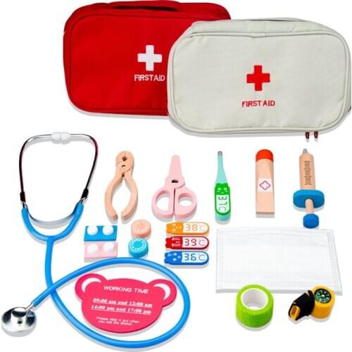 English Version Of Childrens Outdoor Simulation Emergency Kit Early Education And Learning Play House Cloth Bag