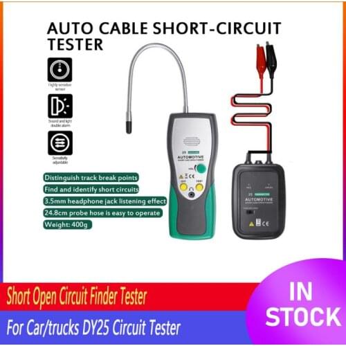 NEW Car/trucks DY25 Cable Tracker Automotive Short Open Circuit Finder Tester Car Circuit Scanner Open & Short Dc Circuit Tester