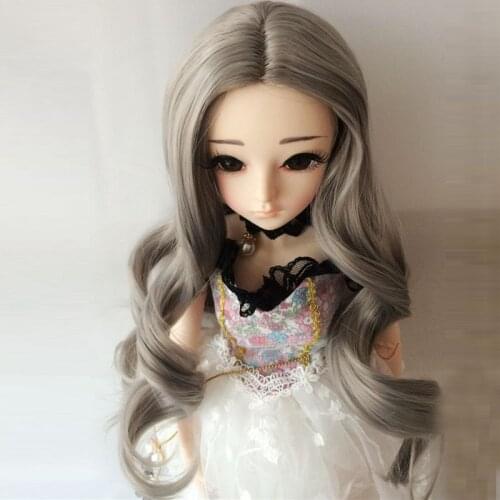 BJD SD male and female baby wig 1/3 1/4 1/6 1/8 mid point wavy curly hair high temperature fiber doll wig doll accessories