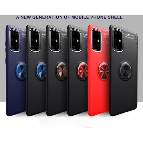 Case for Samsung Galaxy S21 Ultra Plus A41 A31 A51 A71 M31s M31 Case Cover Metal Ring Phone Case for Samsung S21 Note20 Ultra 5G