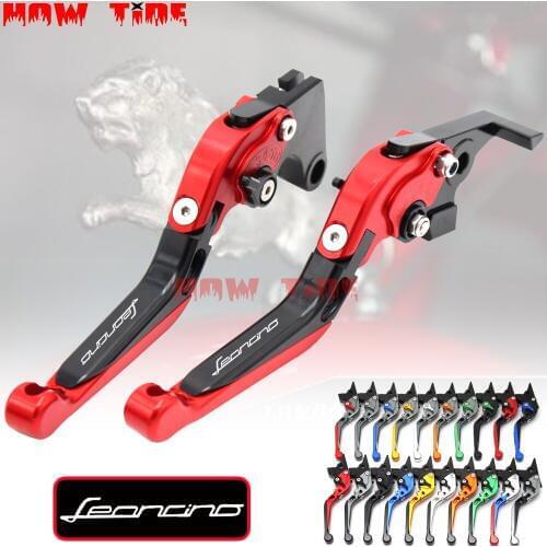 CNC Folding Extendable Motorcycle Brake Clutch Levers for Benelli Leoncino 500 Leoncino500 Leonine LeonineX 2016-2018