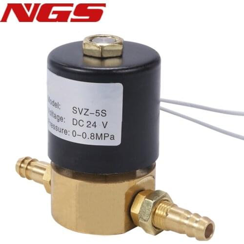 SVZ-5S AC DC 24V 36V 220V 2 Position 2 Way Solenoid Valve Wire Feeder Argon Arc Welding Machine Plasma Solenoid Valve