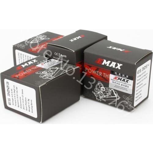 EMAX ES3003 Analog Servo Motor 4.8-6.0V Voltage 17g 3.5kg 0.13sec 23T Plastic Gear For RC Helicopter RC Plane Airplane