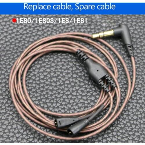 Earphones headset upgrade cable maintenance 3.5mm Audio AUX cable silver-plated cable for SENNHEISER ie80/ie80s/ie8/ie8i