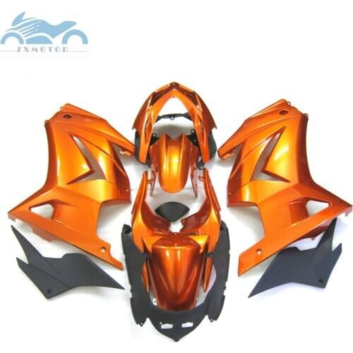 Injection molding for Kawasaki Ninja fairings 250r 2008 2009 2010-2014 EX250 08-14 orange motorcycle fairing kit ZX250 bodykits