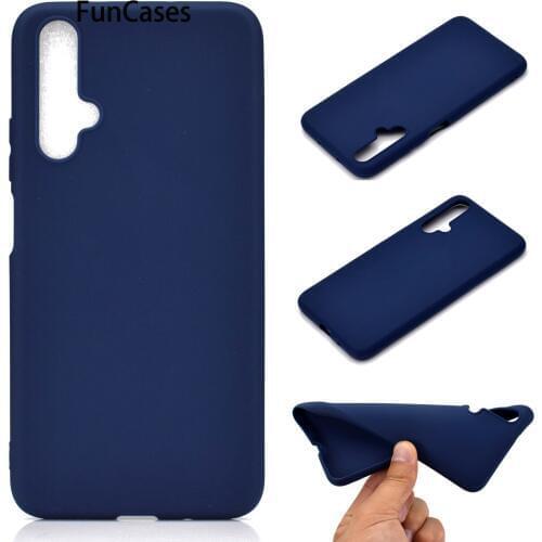 Matte Transparent Cases For coque Huawei Honor 20 Cat Phone Case sFor Huawei ajax Honor 20 Capinhas Soft TPU Shell Aksesuar